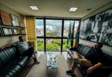 Pr. Marciano Ortencio visita gabinete do deputado Gilson de Souza