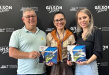 Vereadora Ellen Wickert visita gabinete do deputado Gilson de Souza na Alep