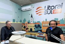 Em entrevista à Litoral Sul FM, Gilson de Souza destaca R$ 10,5 milhões para o litoral, obras estruturantes e alerta contra abuso infantil