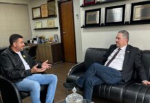Deputado Gilson recebe vereador Nelinho e reforça parceria por Matinhos