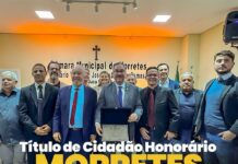 Morretes homenageia Gilson de Souza com Título de Cidadão Honorário