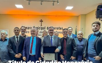 Morretes homenageia Gilson de Souza com Título de Cidadão Honorário