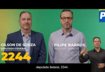 Reta final: Filipe Barros declara apoio a Gilson de Souza em novo vídeo de campanha