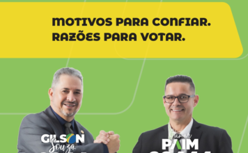 Motivos para confiar. Razões para votar.